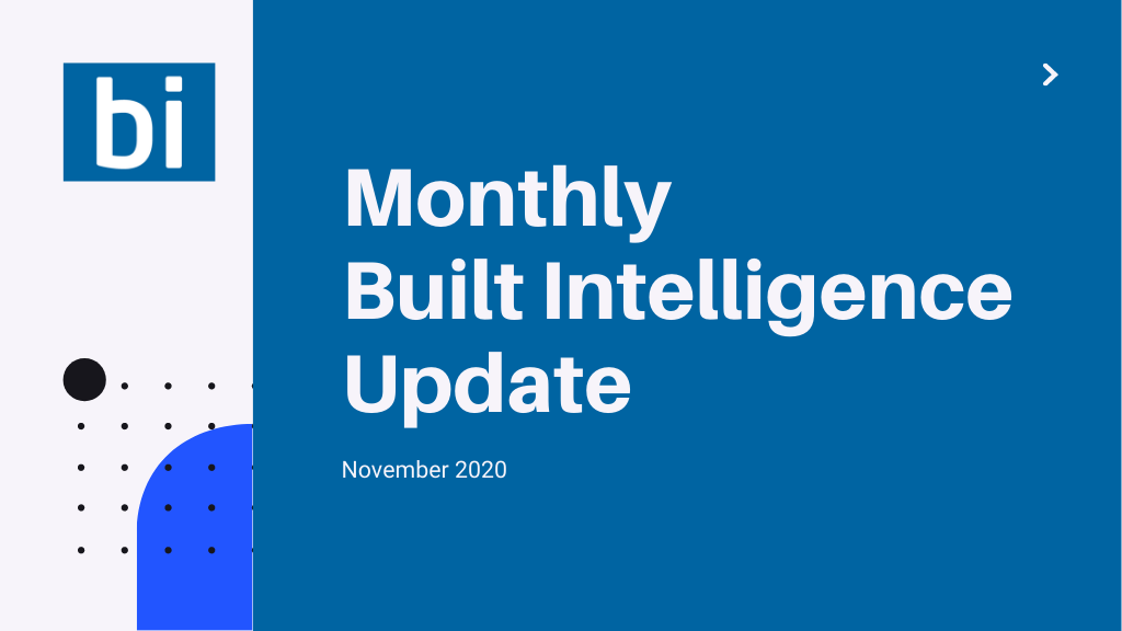 New from Built Intelligence- November 2020