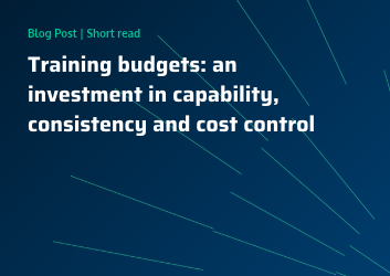 Training budgets: an investment in capability, consistency and cost control